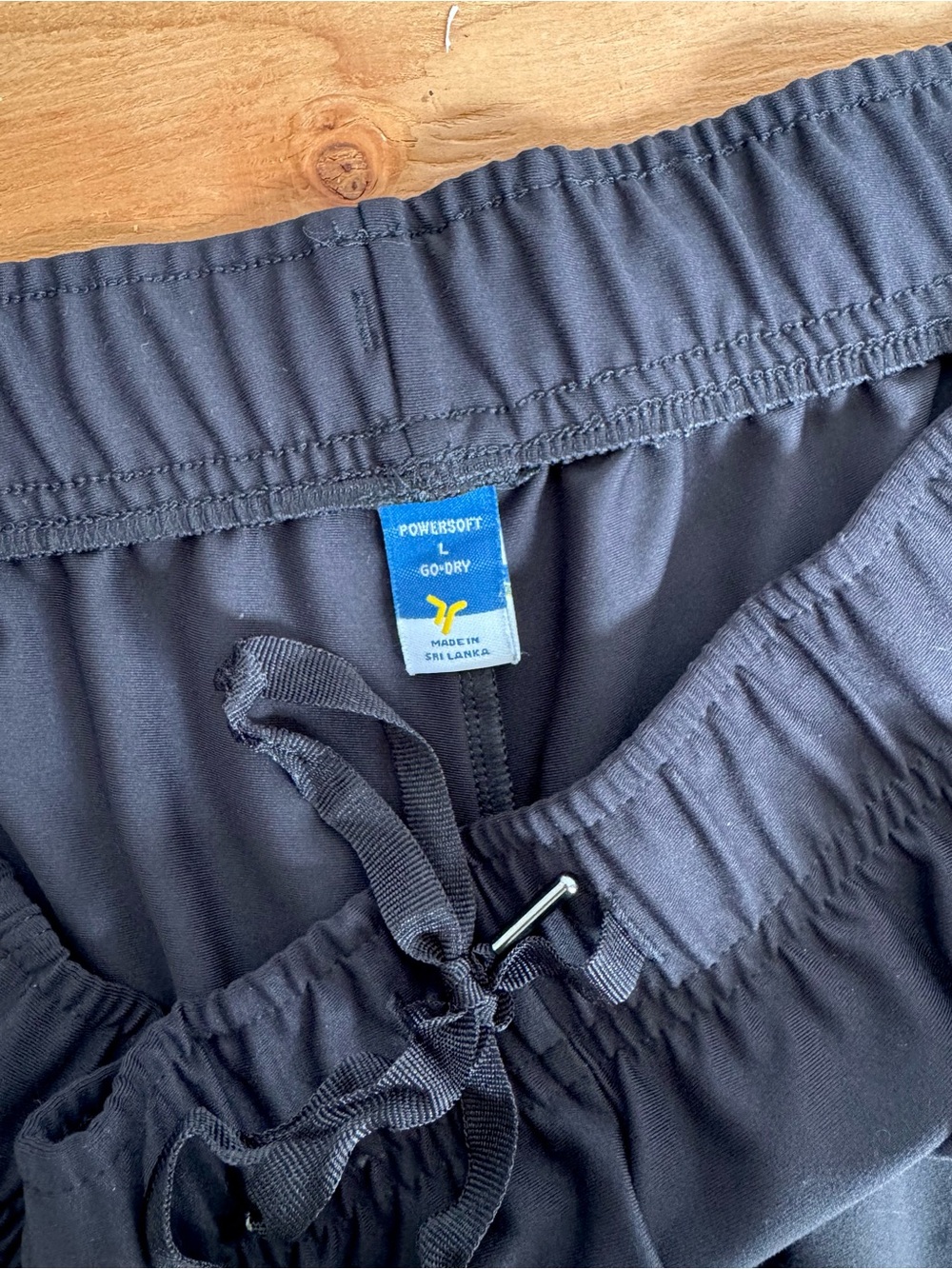 Old Navy Black Athletic Shorts with Drawstring - Picture 2 of 2
